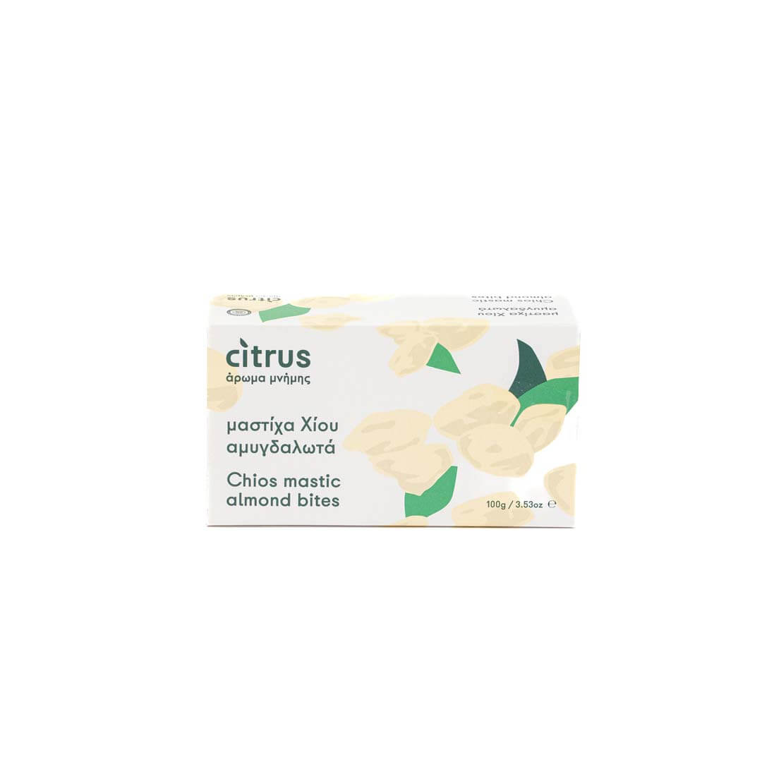 ΜΑΣΤΙΧΑ ΧΙΟΥ ΑΜΥΓΔΑΛΩΤΑ CITRUS ΜΑΣΤΙΧΑ ΧΙΟΥ ΑΜΥΓΔΑΛΩΤΑ CITRUS
