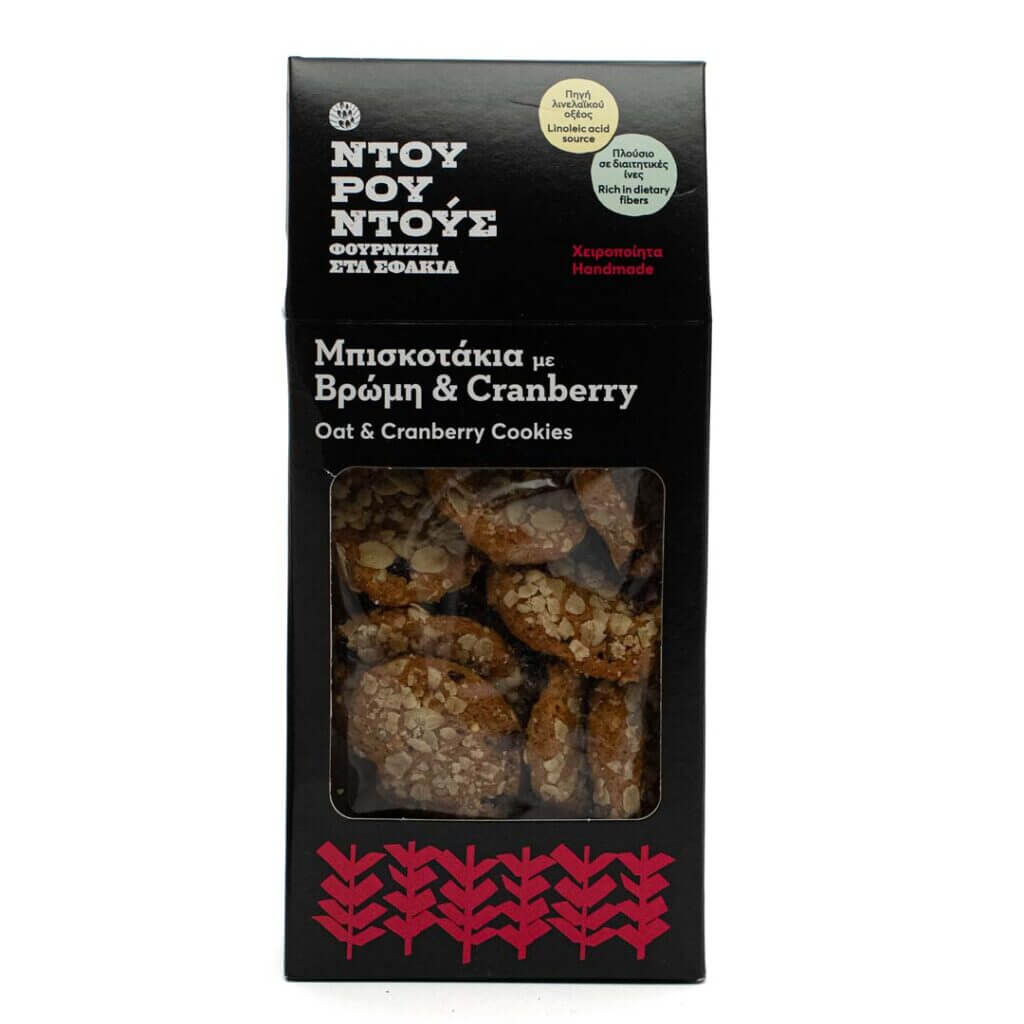 ΜΠΙΣΚΟΤΑΚΙΑ ΒΡΩΜΗ CRANBERRY ΝΤΟΥΡΟΥΝΤΟΥΣ