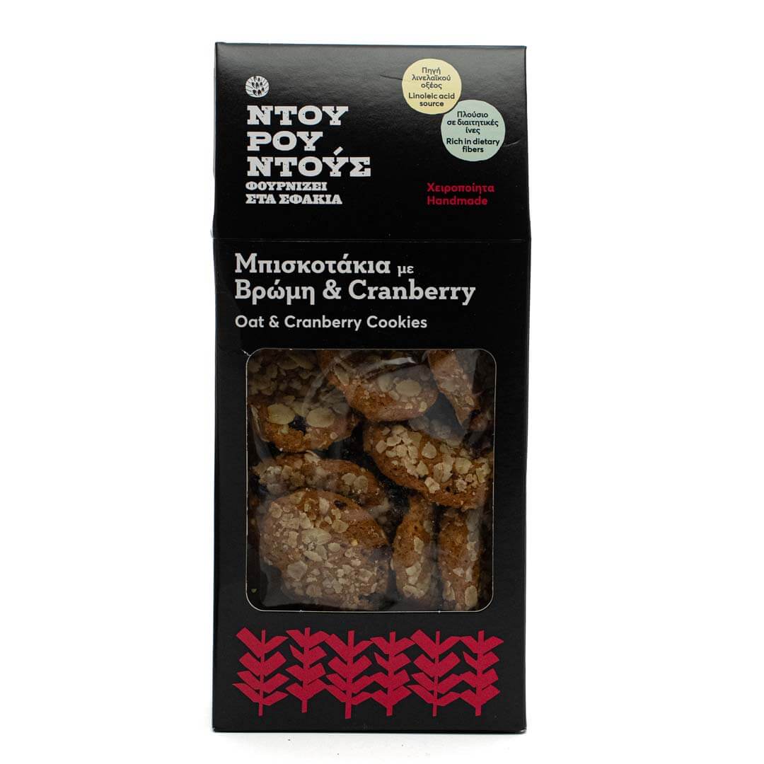 ΜΠΙΣΚΟΤΑΚΙΑ ΒΡΩΜΗ CRANBERRY ΝΤΟΥΡΟΥΝΤΟΥΣ